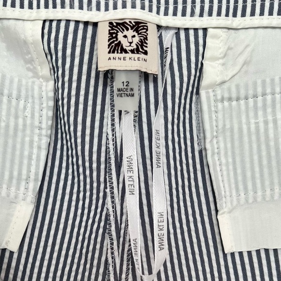 Anne Klein Pants Women Size 12 Blue White NWT - Picture 4 of 5